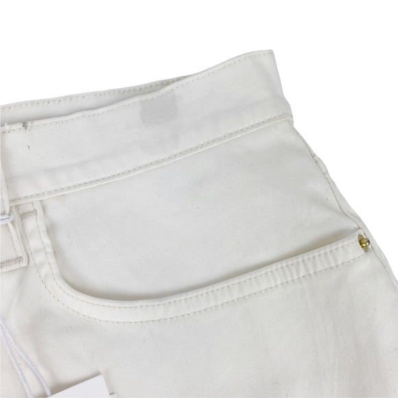 NWT Frame Denim Coated Off White Mini Skirt Size 30 - Picture 7 of 13